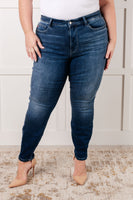 Skylar Mid Rise Thermal Vintage Skinny Jean