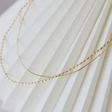 Basic Double Chain Necklace
