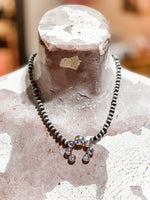 Mini Crystal Squash Blossom Necklace