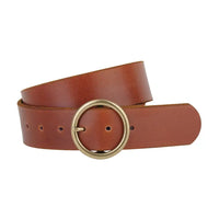 Wide Brass Ring Belt