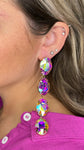 Rhinestone Drop Earrings