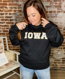 Collegiate Fuzzy Letter Sweatshirts