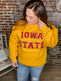 Collegiate Fuzzy Letter Sweatshirts