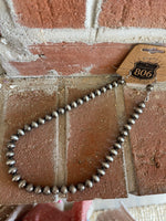 Navajo Bead Single Strand Necklace